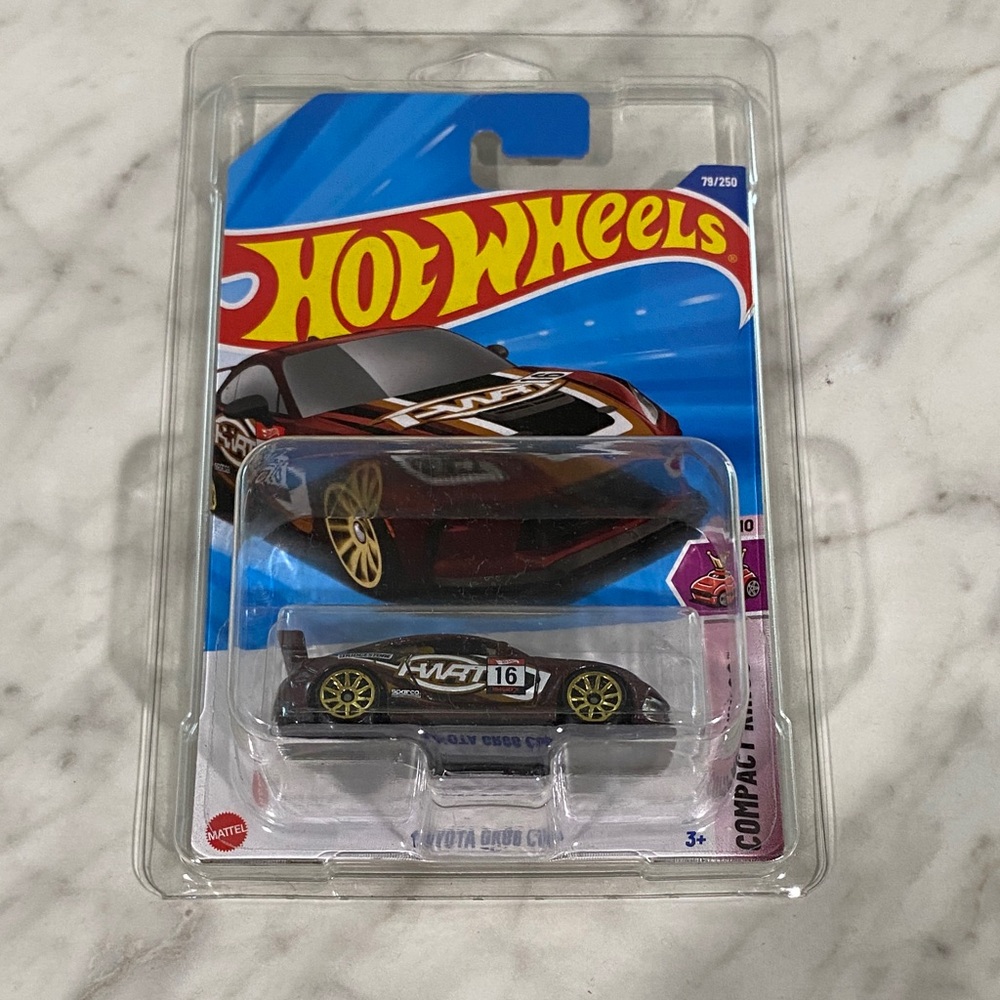 Hot Wheels Compact Sports Car Toy - Black and Gold